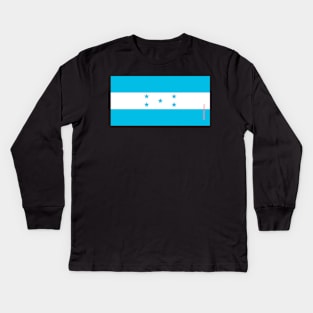 HONDURAS FLAG Kids Long Sleeve T-Shirt